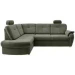 M&ouml;belix Eckschlafsofa Rosali Dunkelgr&uuml;n S: 180x264 cm