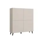 M&ouml;belix Highboard Phuket 120 Beige, Kaschmir B: 120 cm