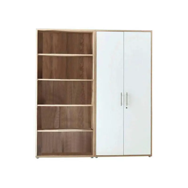 Aktenschrank Office Edition Eiche Dekor/Wei&szlig; HG, B:168,8cm