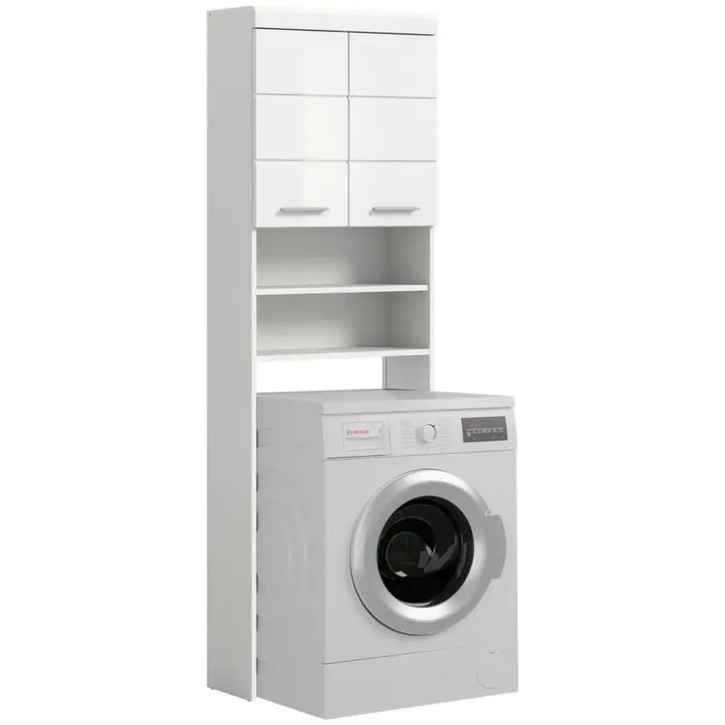 WASCHMASCHINENSCHRANK Scout Wei&szlig; HG B: 63 cm