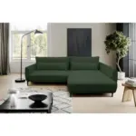 M&ouml;belix ECKSOFA Abriamo Dunkelgr&uuml;n 273x204 cm