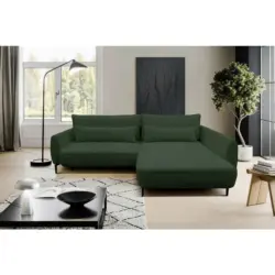 ECKSOFA Abriamo Dunkelgr&uuml;n 273x204 cm