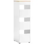 M&ouml;belix W&Auml;SCHESCHRANK Wei&szlig;/Eichefarben B: 45,1 cm