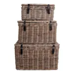 M&ouml;belix KORBSET Naturfarben B: 81 cm 3-Teilig