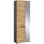 M&ouml;belix GARDEROBENSCHRANK Basalt grau NB, Artisan Nb