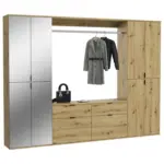 M&ouml;belix Garderobe Projekt X Eiche Artisan B: 243 cm