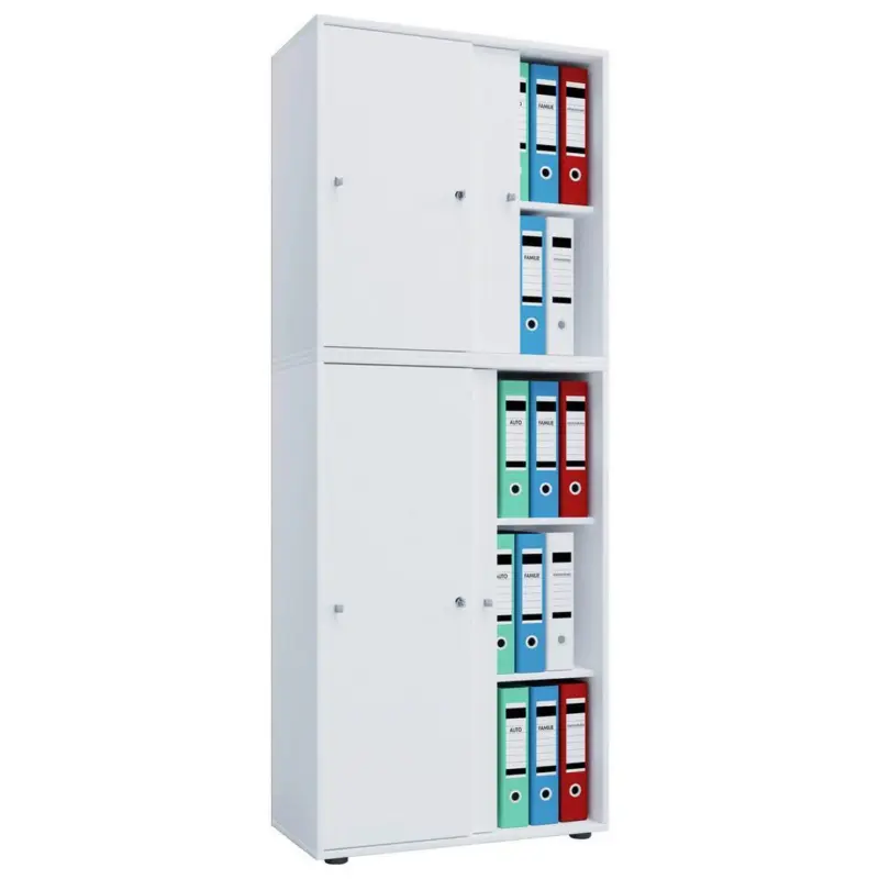 Aktenschrank versperrbar Lona XXL Wei&szlig; B 70 cm