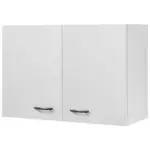 M&ouml;belix K&uuml;chenoberschrank Wito 80 cm Wei&szlig; 2 Dreht&uuml;ren