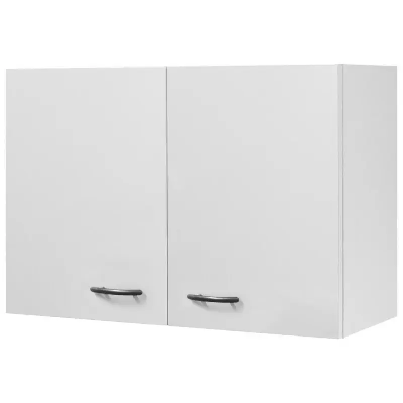 K&uuml;chenoberschrank Wito 80 cm Wei&szlig; 2 Dreht&uuml;ren