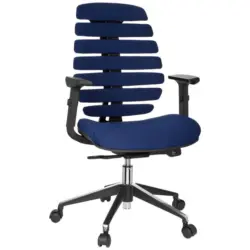 DREHSTUHL ERGO LINE II Blau/Schwarz