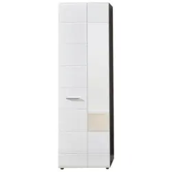 GARDEROBENSCHRANK Line Wei&szlig; B: 60 cm