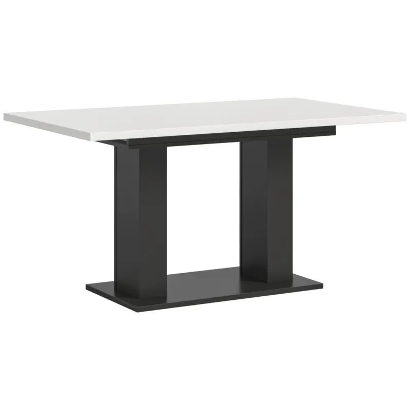 Ausziehtisch Marlon 150 AZ wei&szlig;/Grau, B:150-190 cm