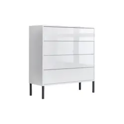 Kommode 79 cm Mailand Typ 3 + Mf, Wei&szlig;