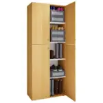 M&ouml;belix Schuhschrank Lona Buche Dekor 4-T&uuml;rig hoch B: 70 cm