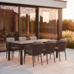 M&ouml;belix Gartenm&ouml;bel Set 7--Teilig. Metall/Textil mit Kissen