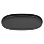 M&ouml;belix Servierplatte Uno Keramik Schwarz D: ca. 33 cm