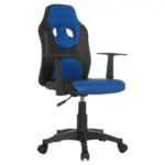 M&ouml;belix JUGENDDREHSTUHL KID RACER AL Blau/Schwarz