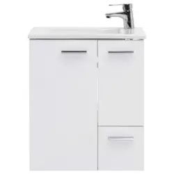 Waschtischkombi Matteo B: ca. 50 cm Wei&szlig;