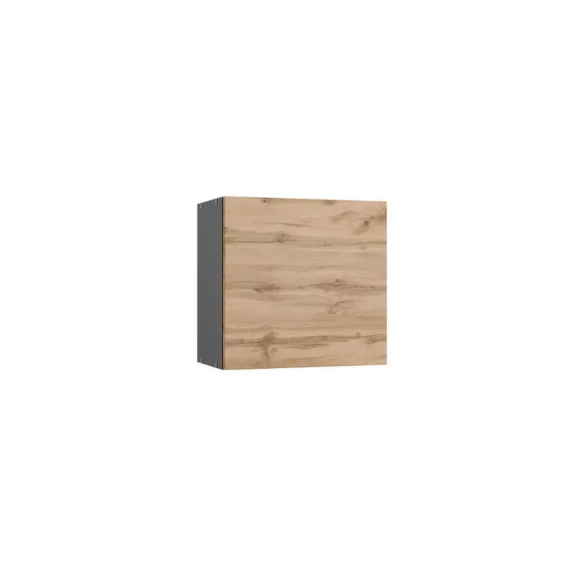 K&uuml;chenoberschrank Turin 60cm Graphitfarben/Eiche 1 Dreht&uuml;re