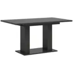 M&ouml;belix Ausziehtisch Marlon 150 AZ Melamin grau, B:150-190 cm