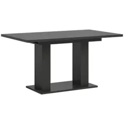 Ausziehtisch Marlon 150 AZ Melamin grau, B:150-190 cm