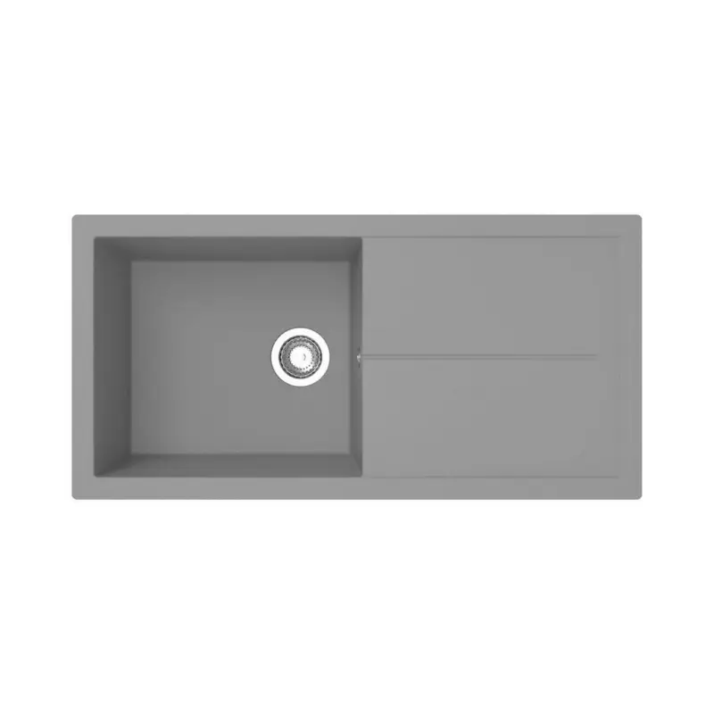 Sp&uuml;le Cleveland Grau 100x21,4 cm