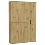 M&ouml;belix Garderobenschrank Projekt X Eiche Artisan B: 122 cm