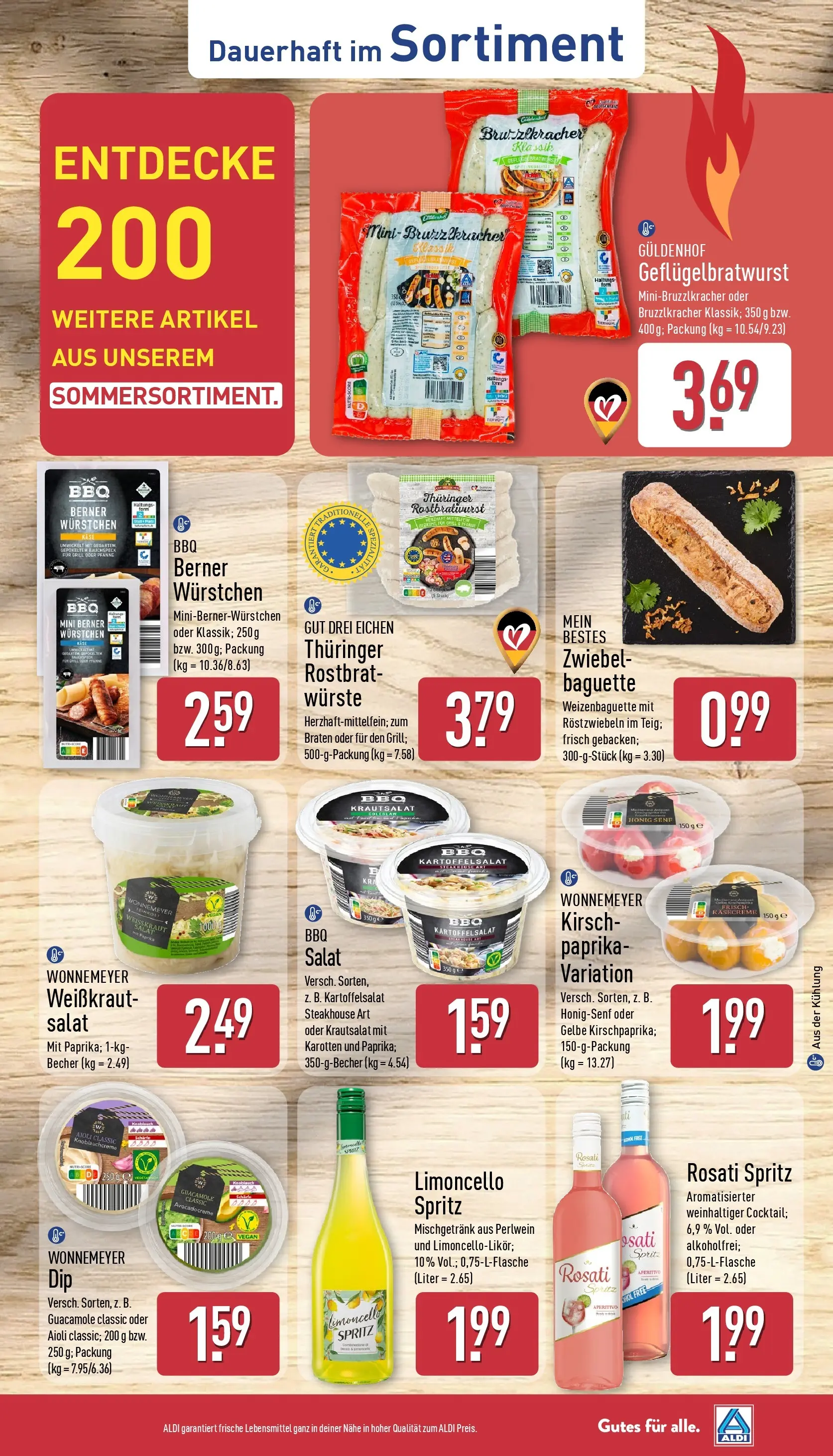Aldi - ALDI Nord: Wochenangebote (ab 14.06.2026) » Angebote Online | Seite: 3 | Produkte: Grill, Käse, Knoblauch, Limoncello
