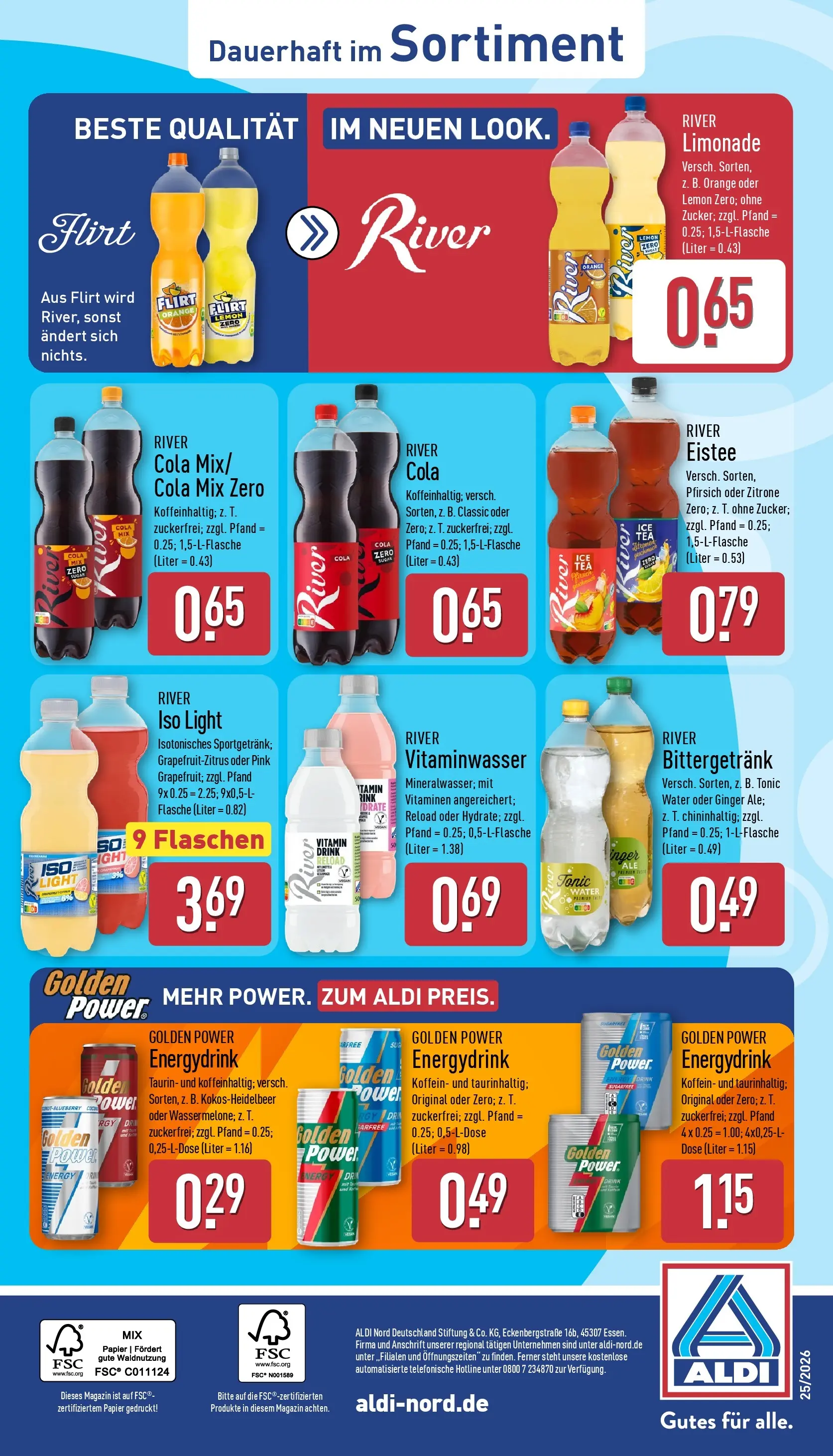 Aldi - ALDI Nord: Wochenangebote (ab 14.06.2026) » Angebote Online | Seite: 4 | Produkte: Cola, Limonade, Zitrone, Pfirsich
