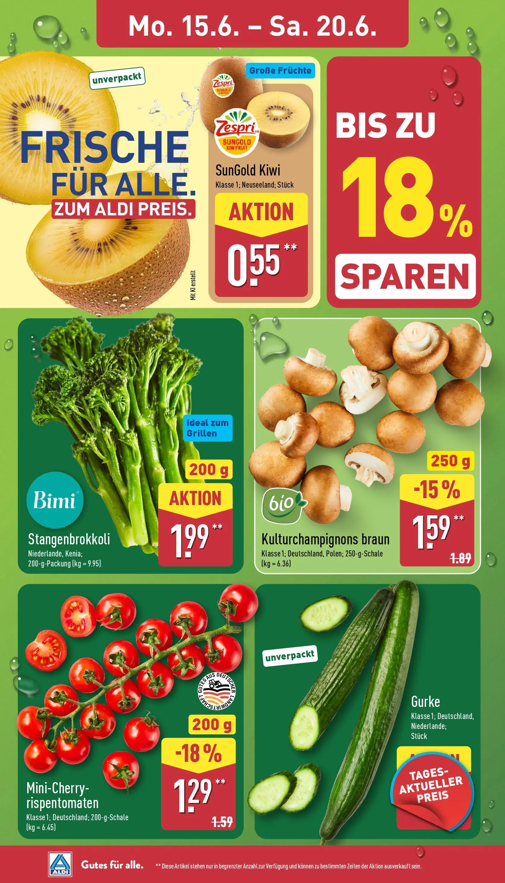 Aldi - ALDI Nord: Wochenangebote (ab 14.06.2026) » Angebote Online | Seite: 6 | Produkte: Kiwi