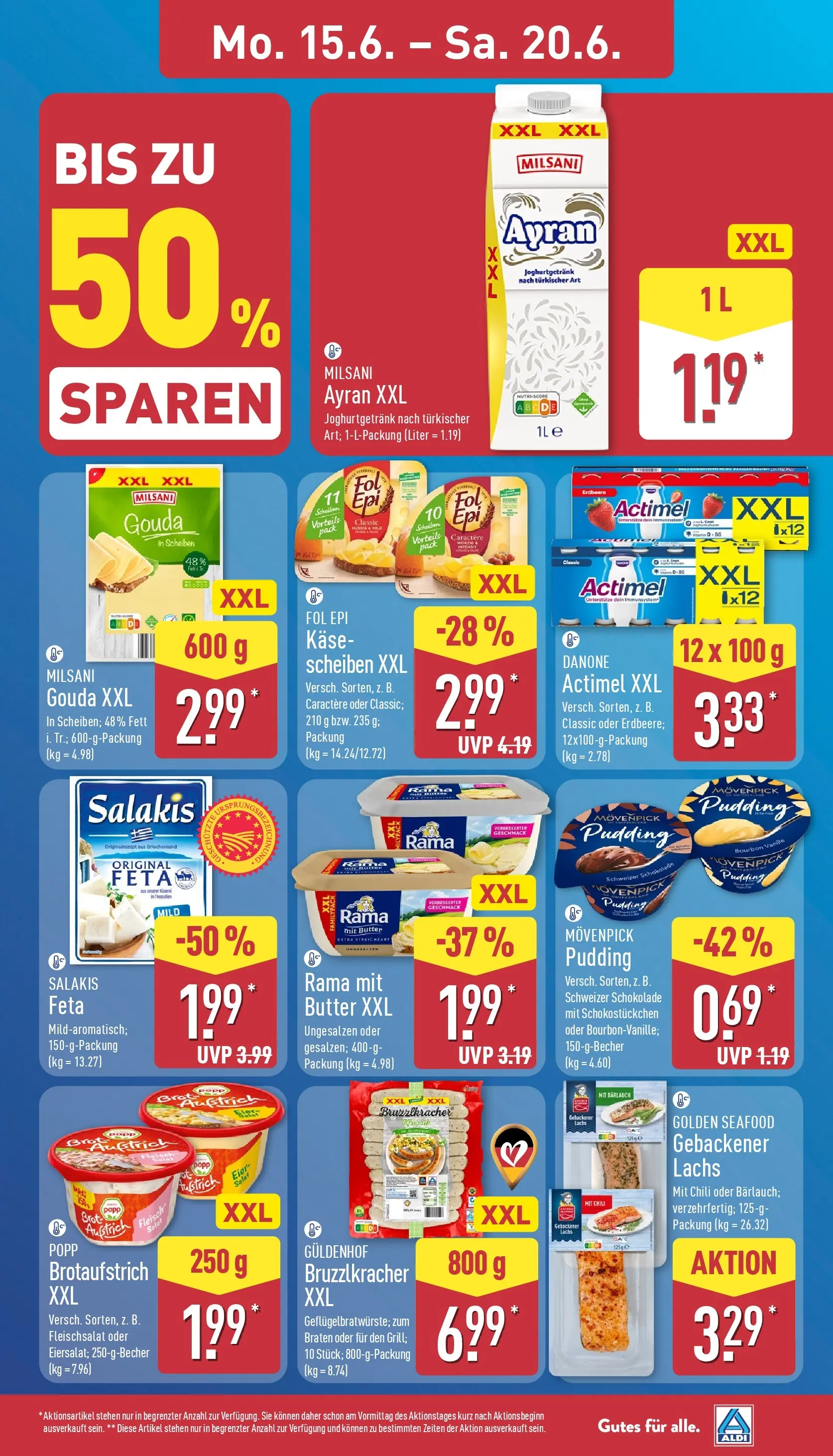 Aldi - ALDI Nord: Wochenangebote (ab 14.06.2026) » Angebote Online | Seite: 9 | Produkte: Feta, Käse, Pudding, Fleisch