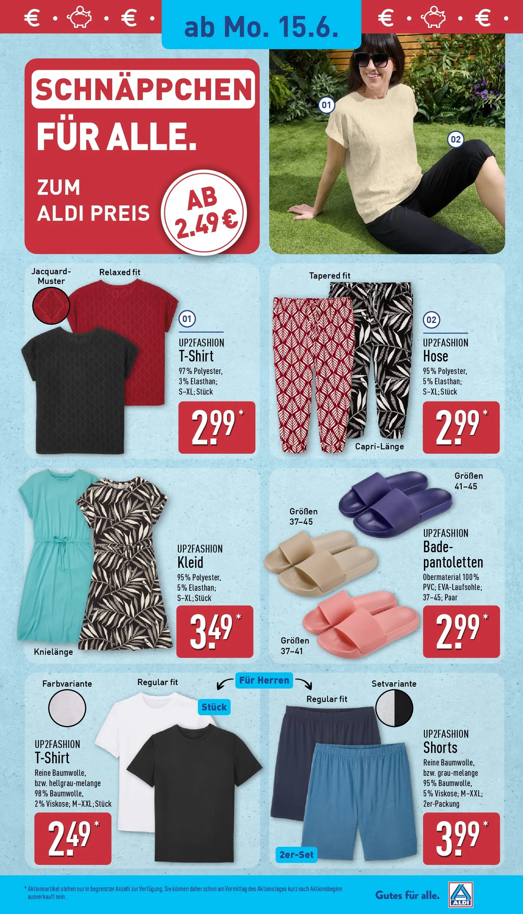 Aldi - ALDI Nord: Wochenangebote (ab 14.06.2026) » Angebote Online | Seite: 17 | Produkte: Up2fashion, Hose, Kleid