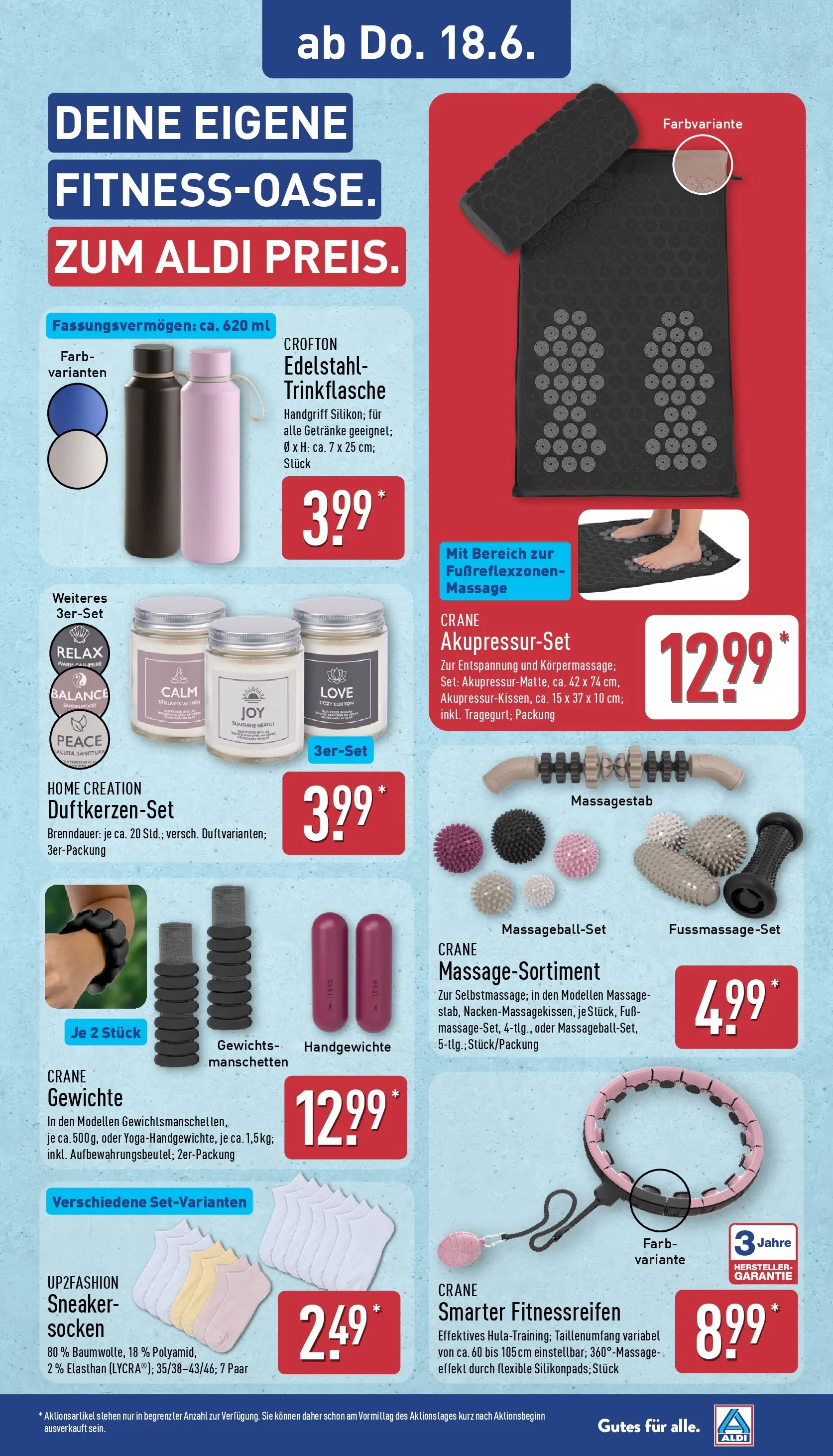 Aldi - ALDI Nord: Wochenangebote (ab 14.06.2026) » Angebote Online | Seite: 25 | Produkte: Up2fashion, Socken, Home creation