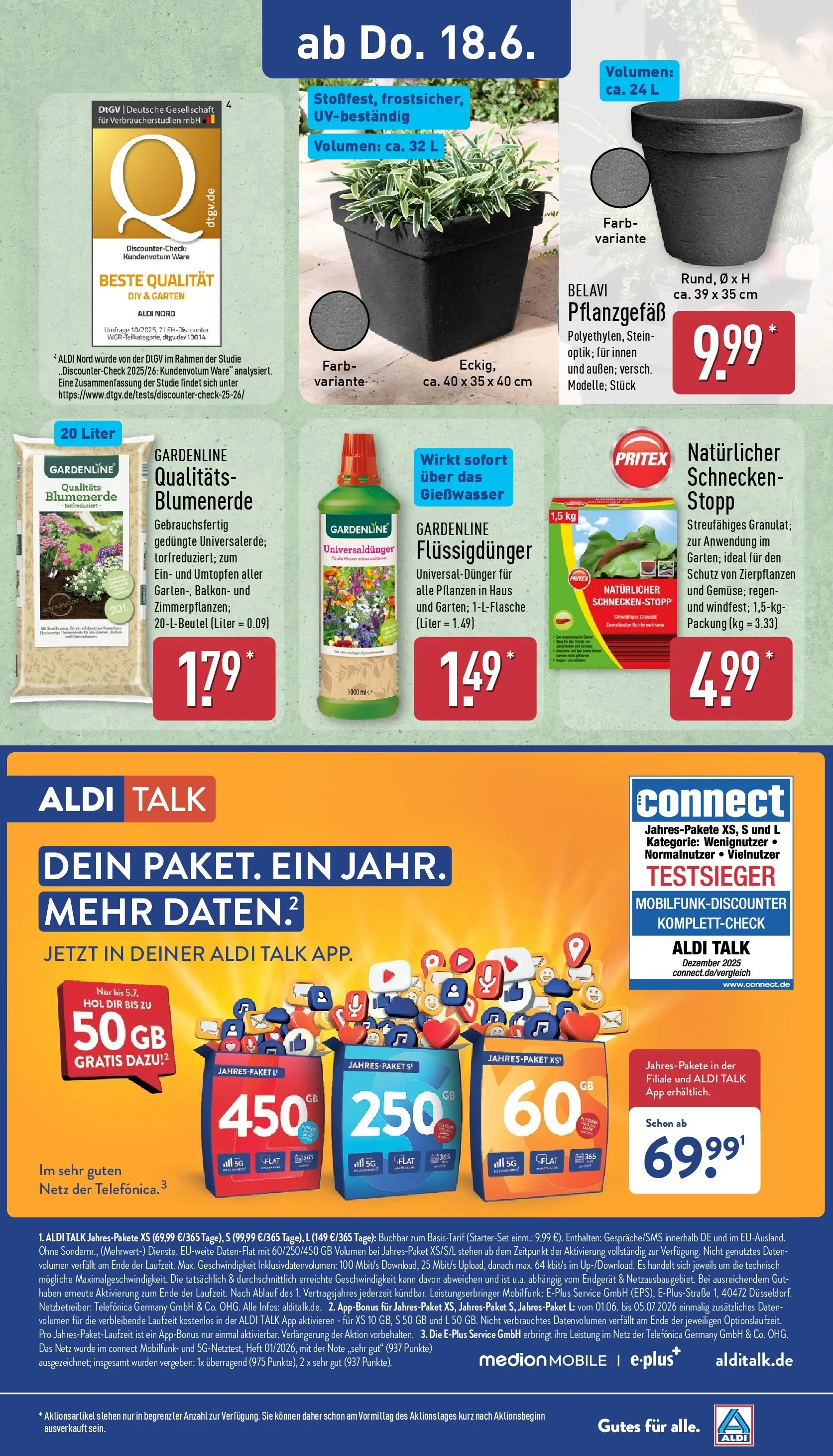 Aldi - ALDI Nord: Wochenangebote (ab 14.06.2026) » Angebote Online | Seite: 29 | Produkte: Belavi, Blumenerde