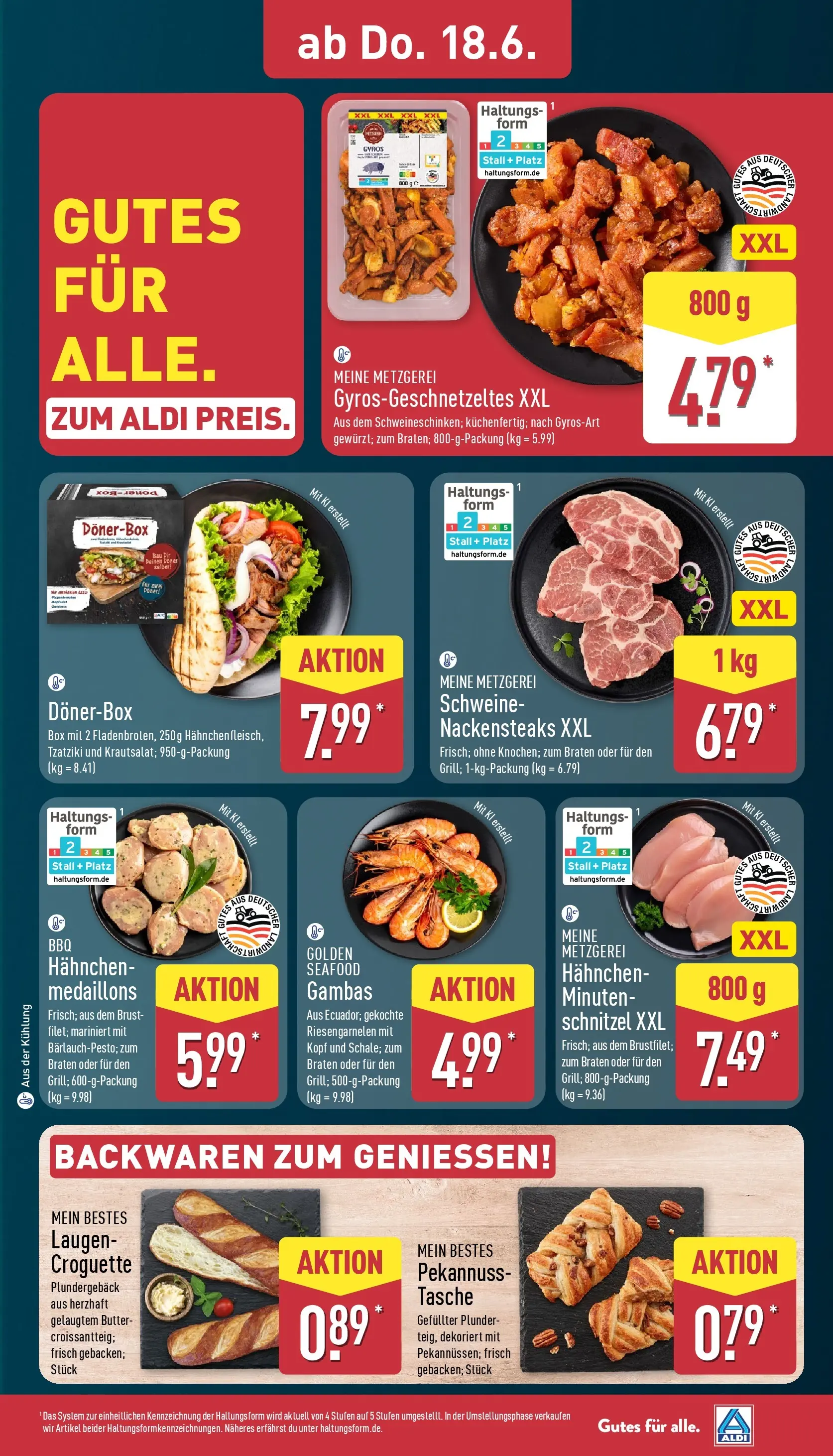 Aldi - ALDI Nord: Wochenangebote (ab 14.06.2026) » Angebote Online | Seite: 31 | Produkte: Tasche, Nackensteaks, Butter, Box