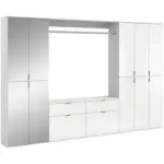 M&ouml;belix Garderobe Projekt X 4-Teilig Wei&szlig; B: 273 cm