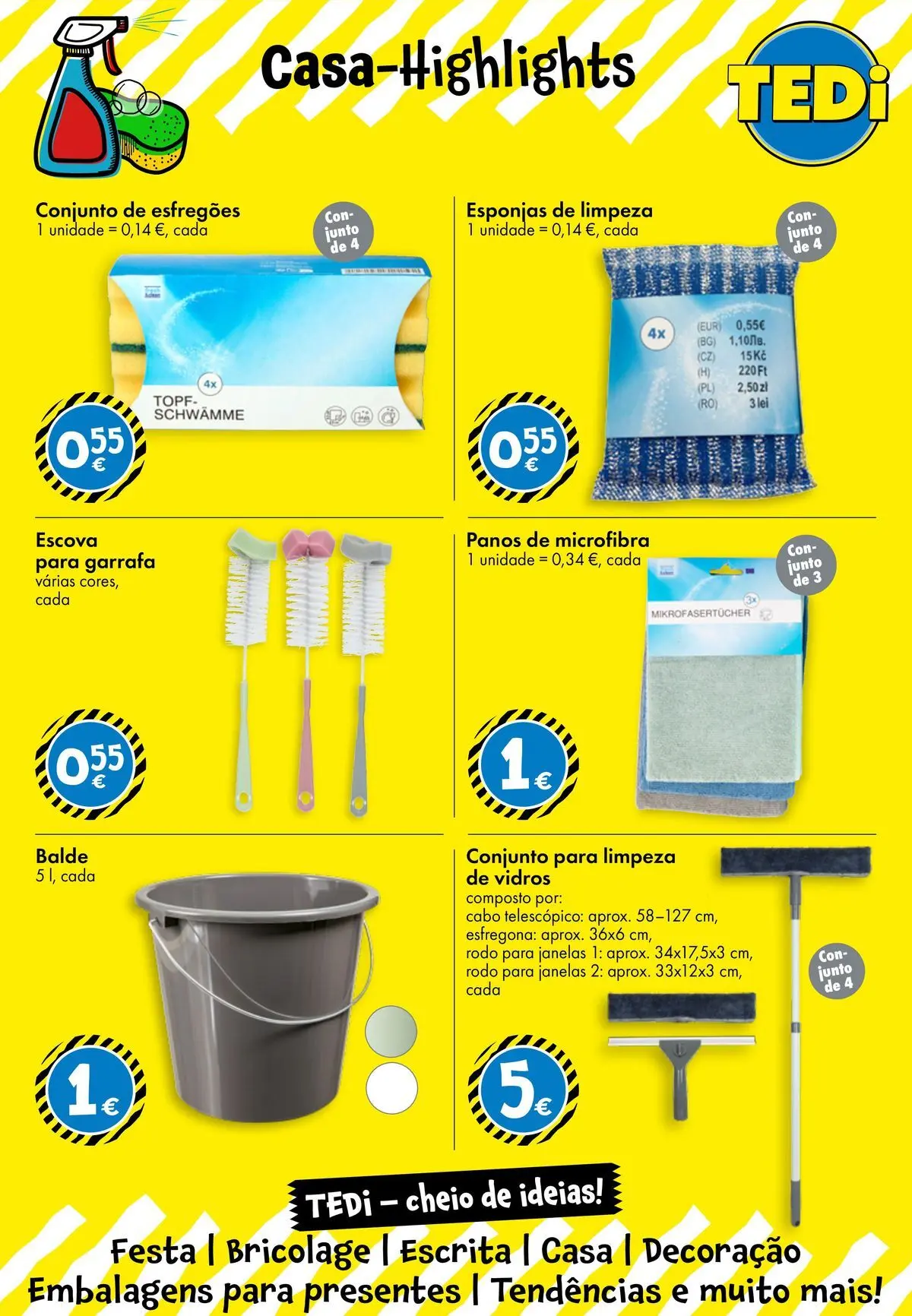 TEDi - Folheto » de 12/06/2026 - 19/06/2026 | Página: 12 | Produtos: Cabo, Balde