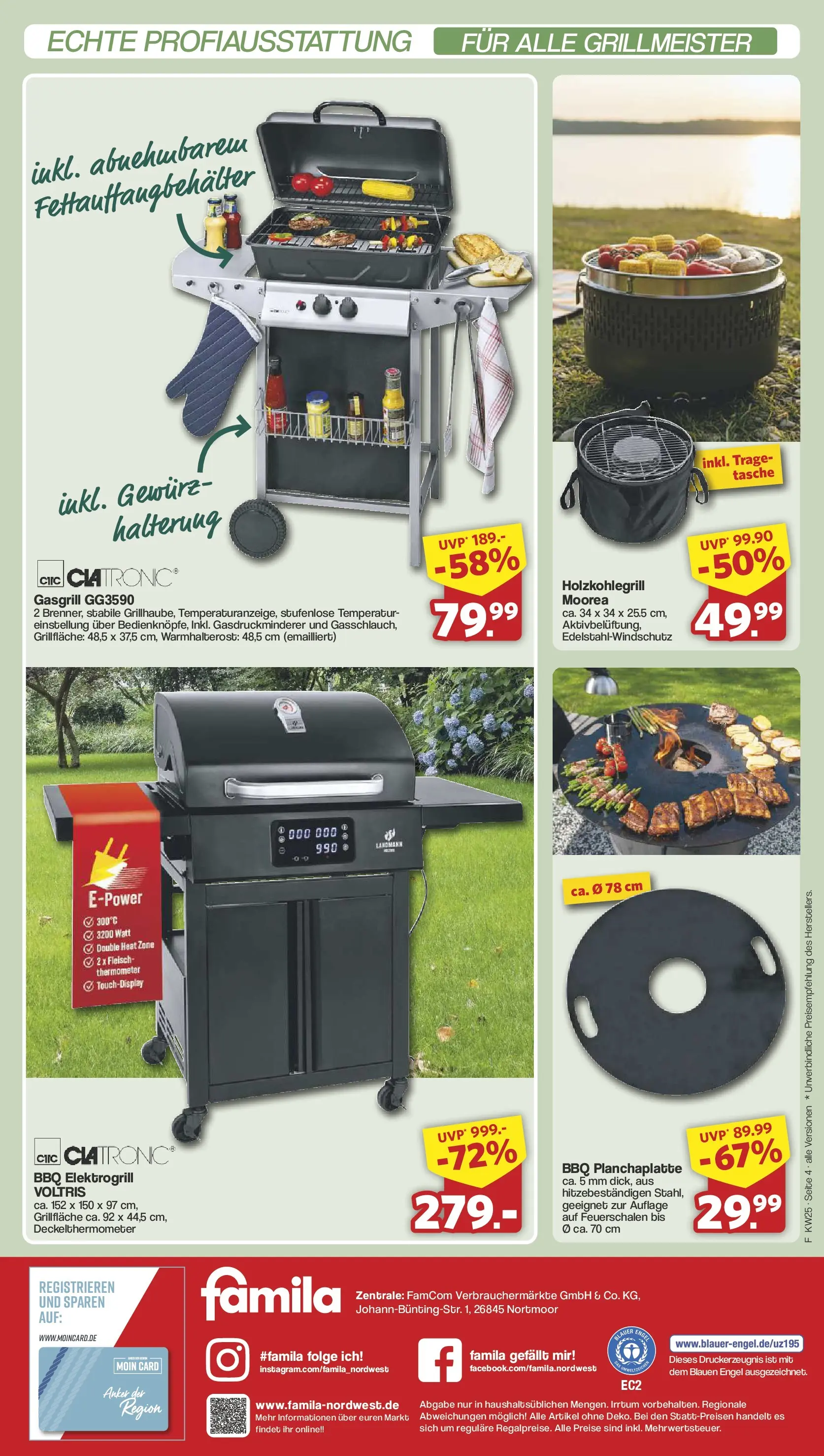 Famila Nordwest Einleger (ab 15.06.2026) zum Blättern | Seite: 4 | Produkte: Tasche, Thermometer, Fleisch
