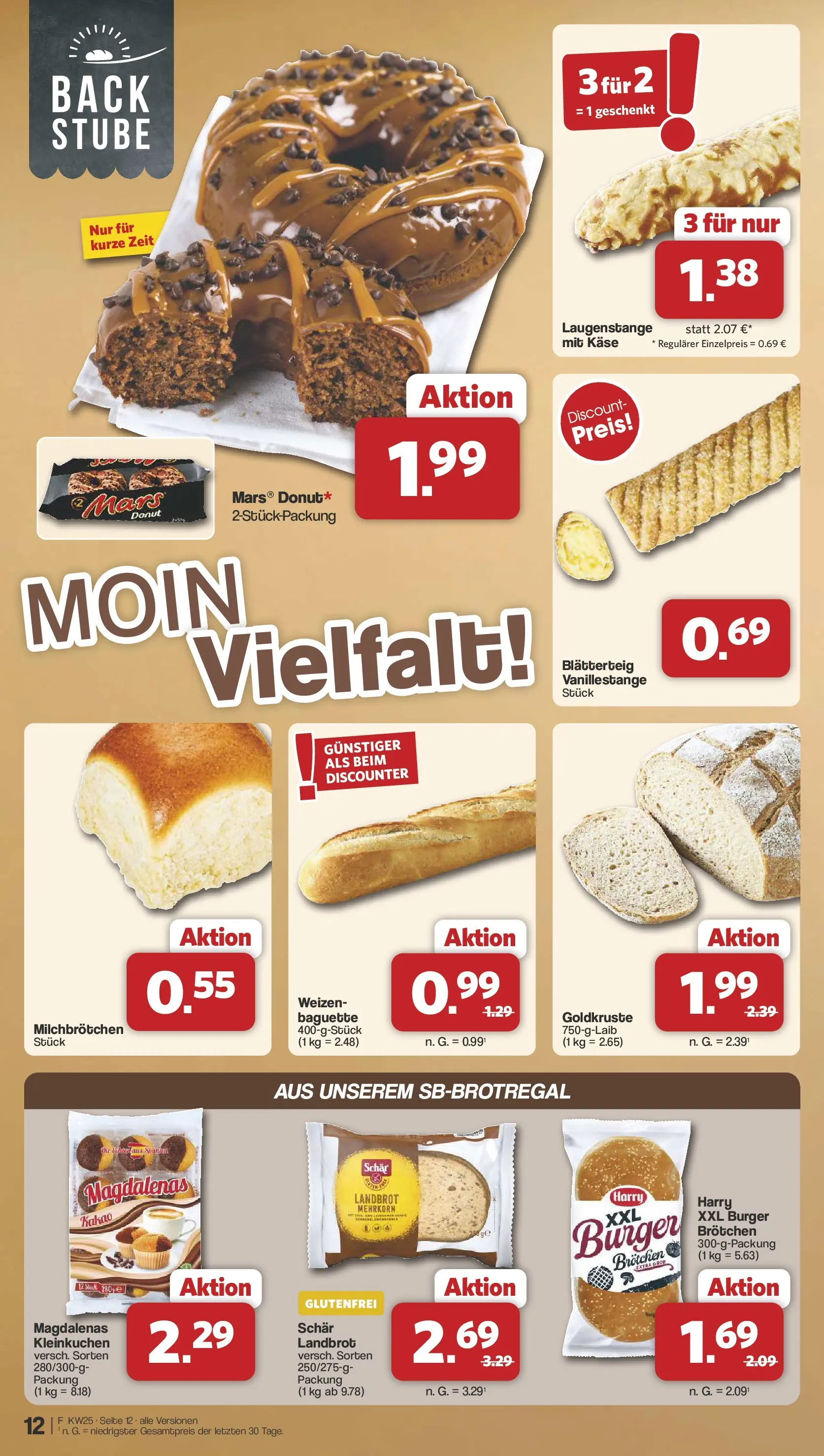 Famila Nordwest Wochenangebote (ab 15.06.2026) zum Blättern | Seite: 12 | Produkte: Käse, Burger, Baguette, Mars