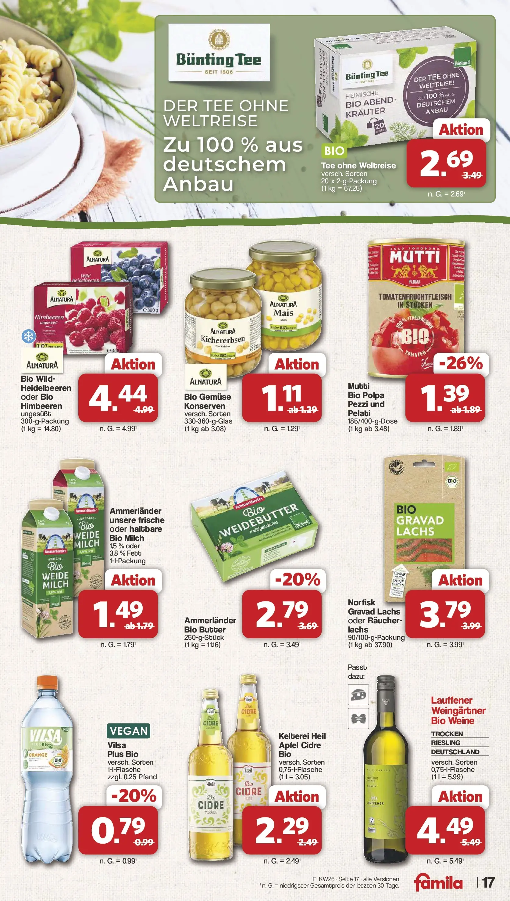 Famila Nordwest Wochenangebote (ab 15.06.2026) zum Blättern | Seite: 17 | Produkte: Äpfel, Tomaten, Lachs, Gemüse