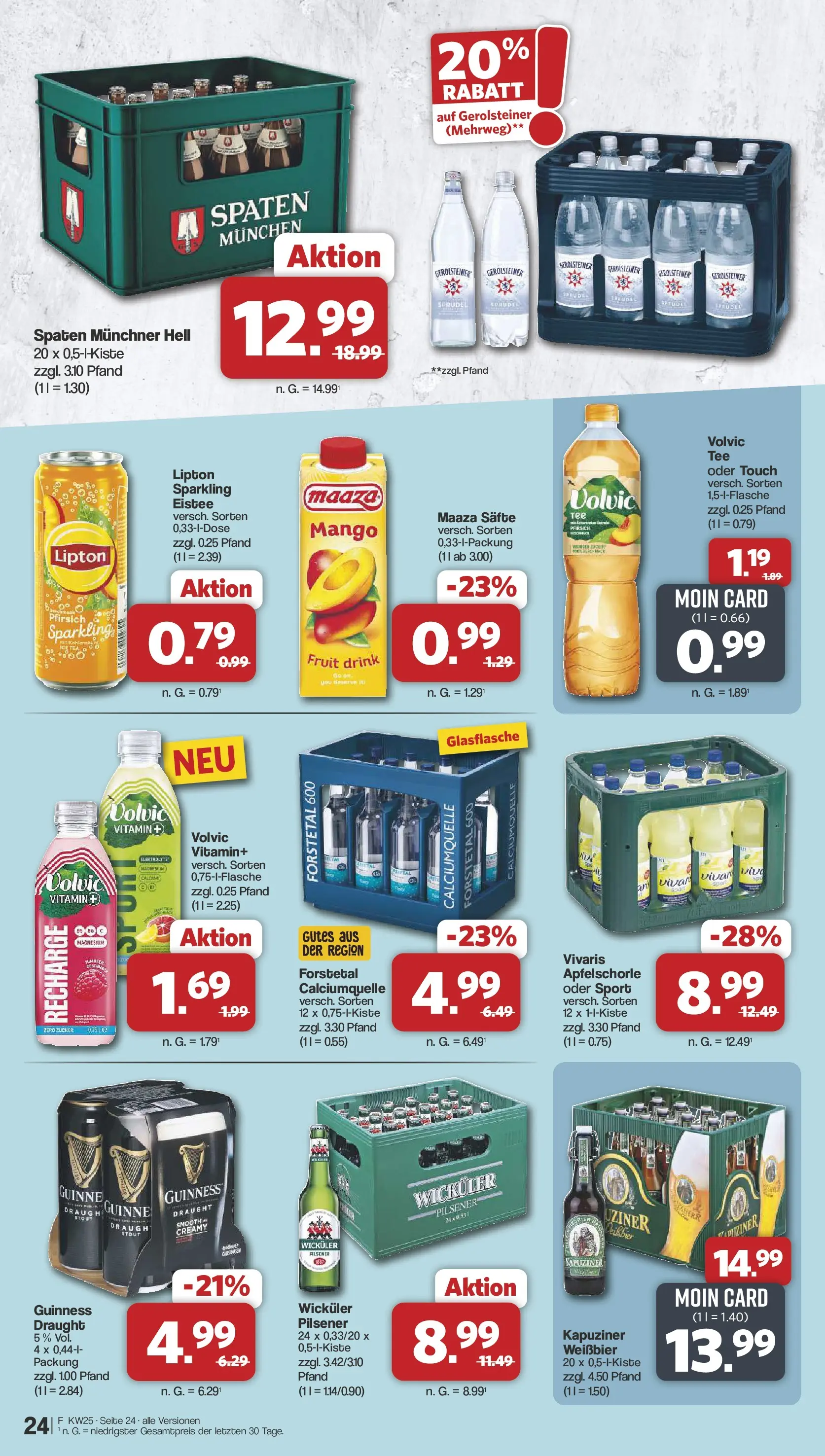 Famila Nordwest Wochenangebote (ab 15.06.2026) zum Blättern | Seite: 27 | Produkte: Zucker, Mango, Pfirsich, Gerolsteiner