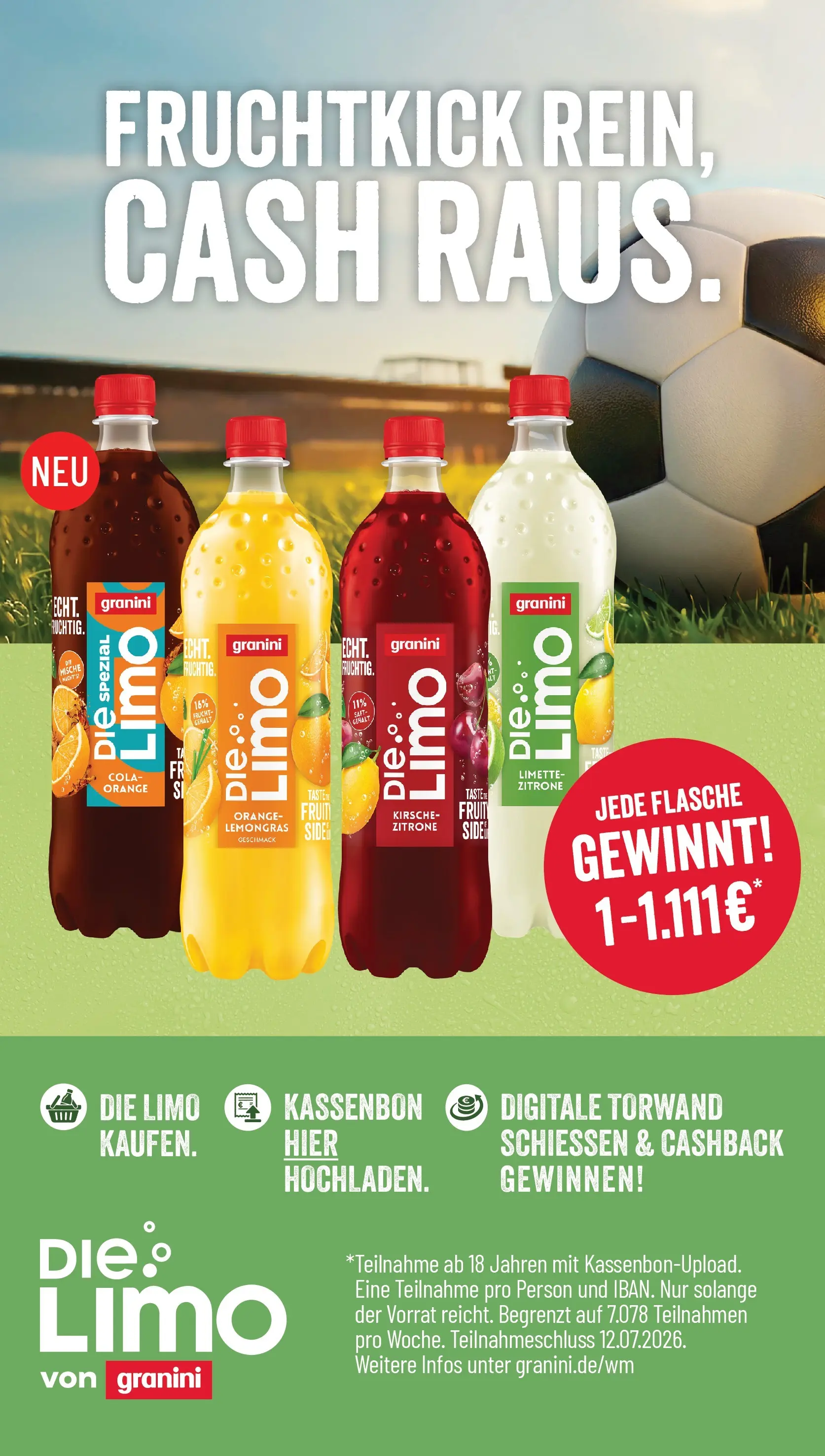 Famila Nordwest Wochenangebote (ab 15.06.2026) zum Blättern | Seite: 29 | Produkte: Cola, Zitrone, Granini, Limette