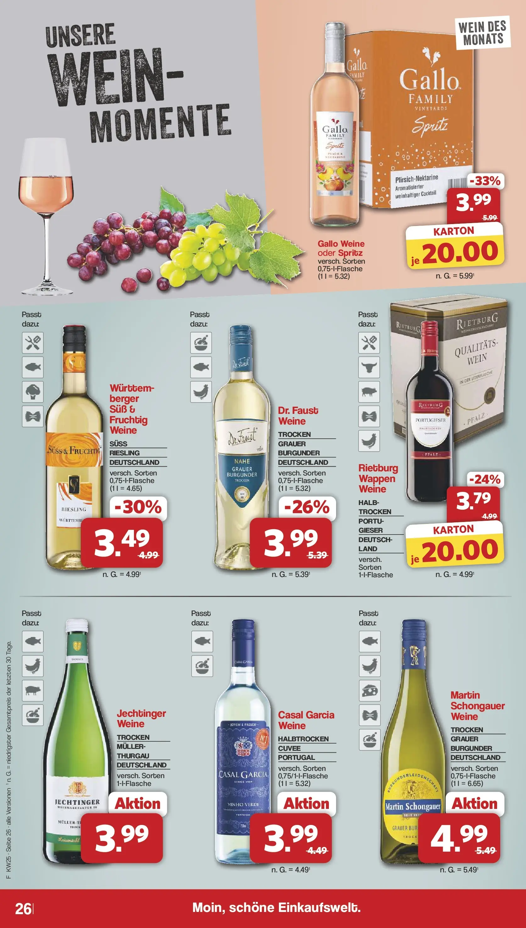 Famila Nordwest Wochenangebote (ab 15.06.2026) zum Blättern | Seite: 31 | Produkte: Wein