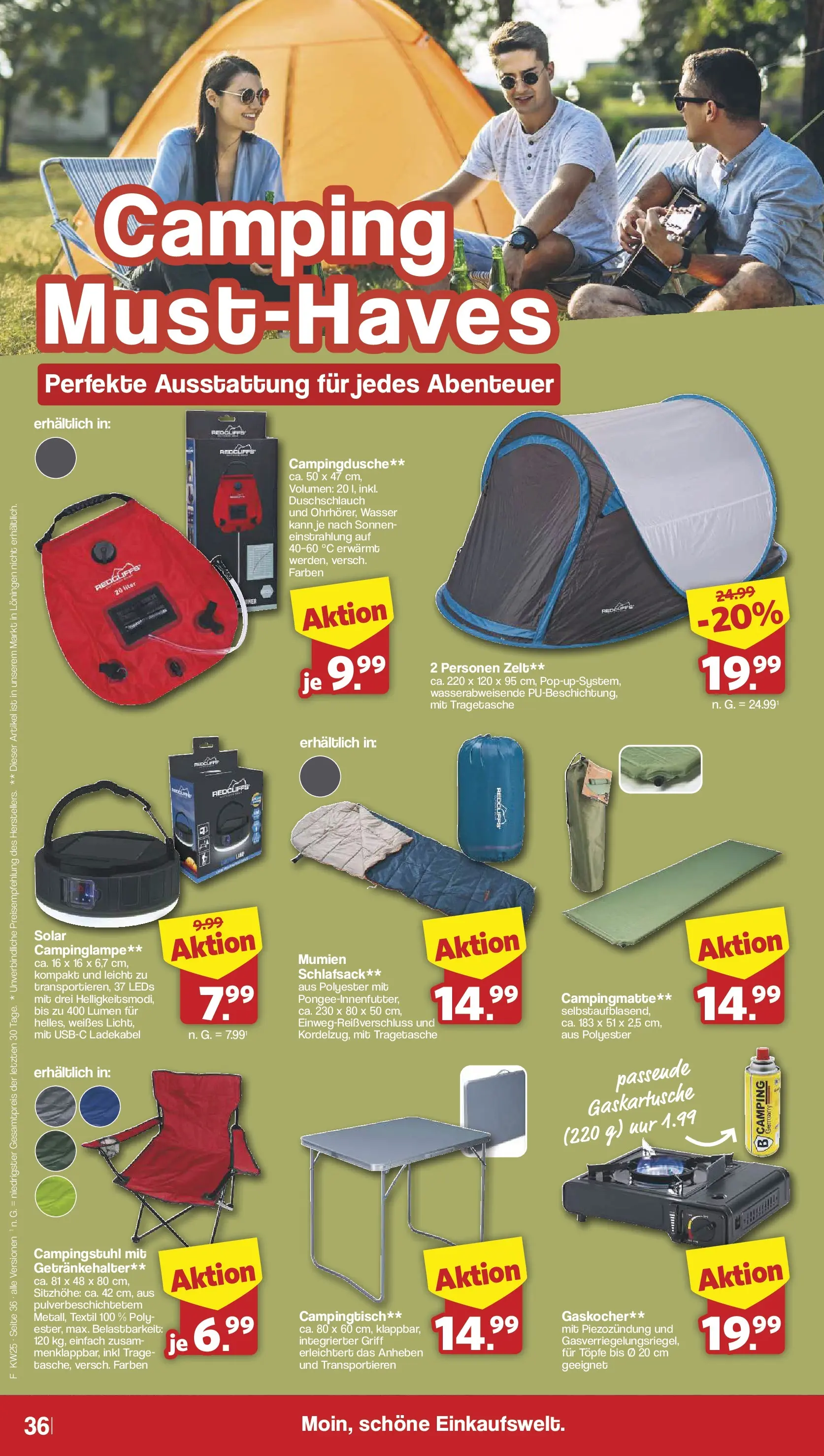 Famila Nordwest Wochenangebote (ab 15.06.2026) zum Blättern | Seite: 41 | Produkte: Schlafsack, Wasser, Ladekabel