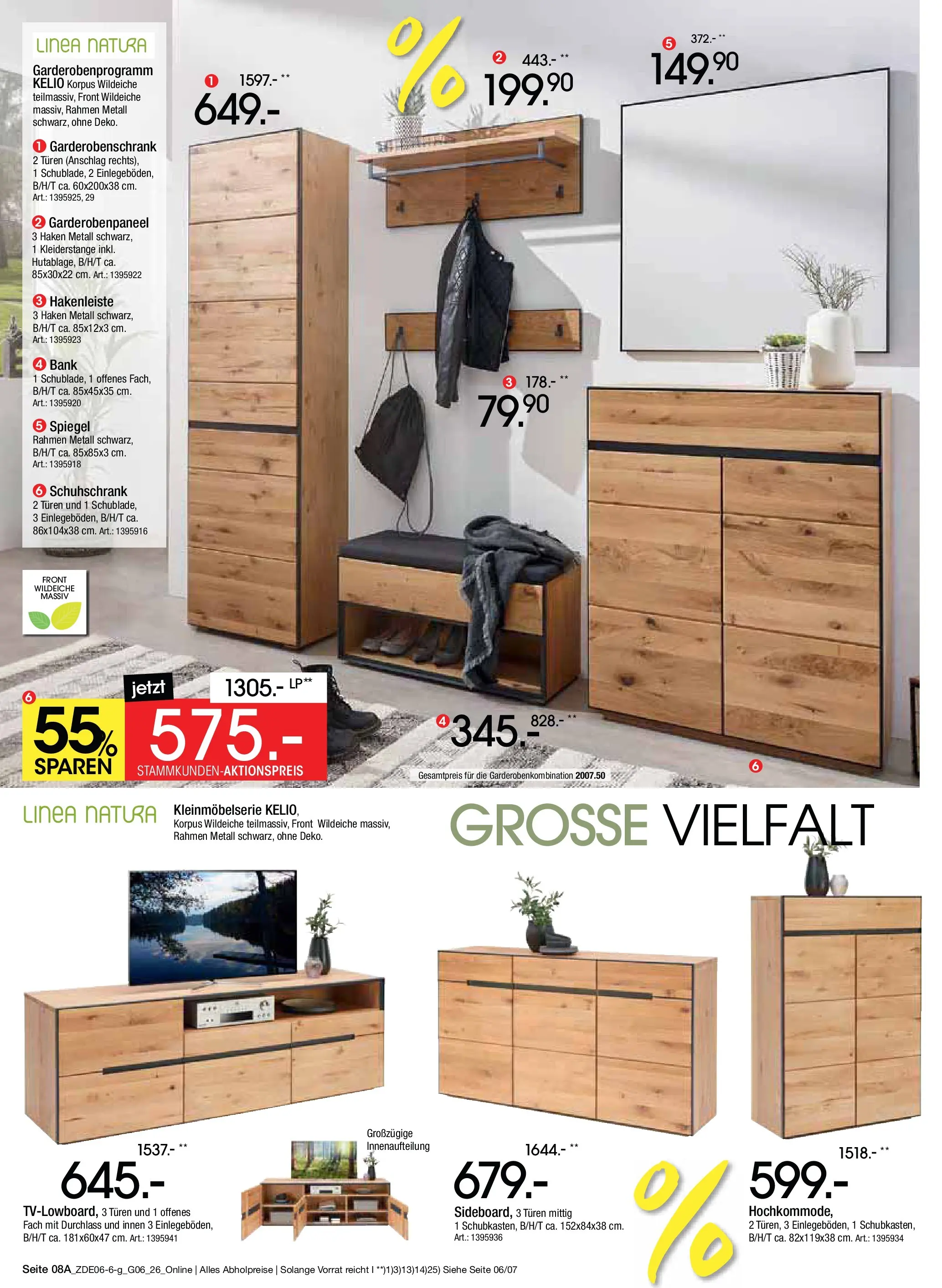 Zurbrüggen Mega Sparpreise (ab 08.06.2026) zum Blättern | Seite: 10 | Produkte: Spiegel, Garderobenschrank, Hakenleiste