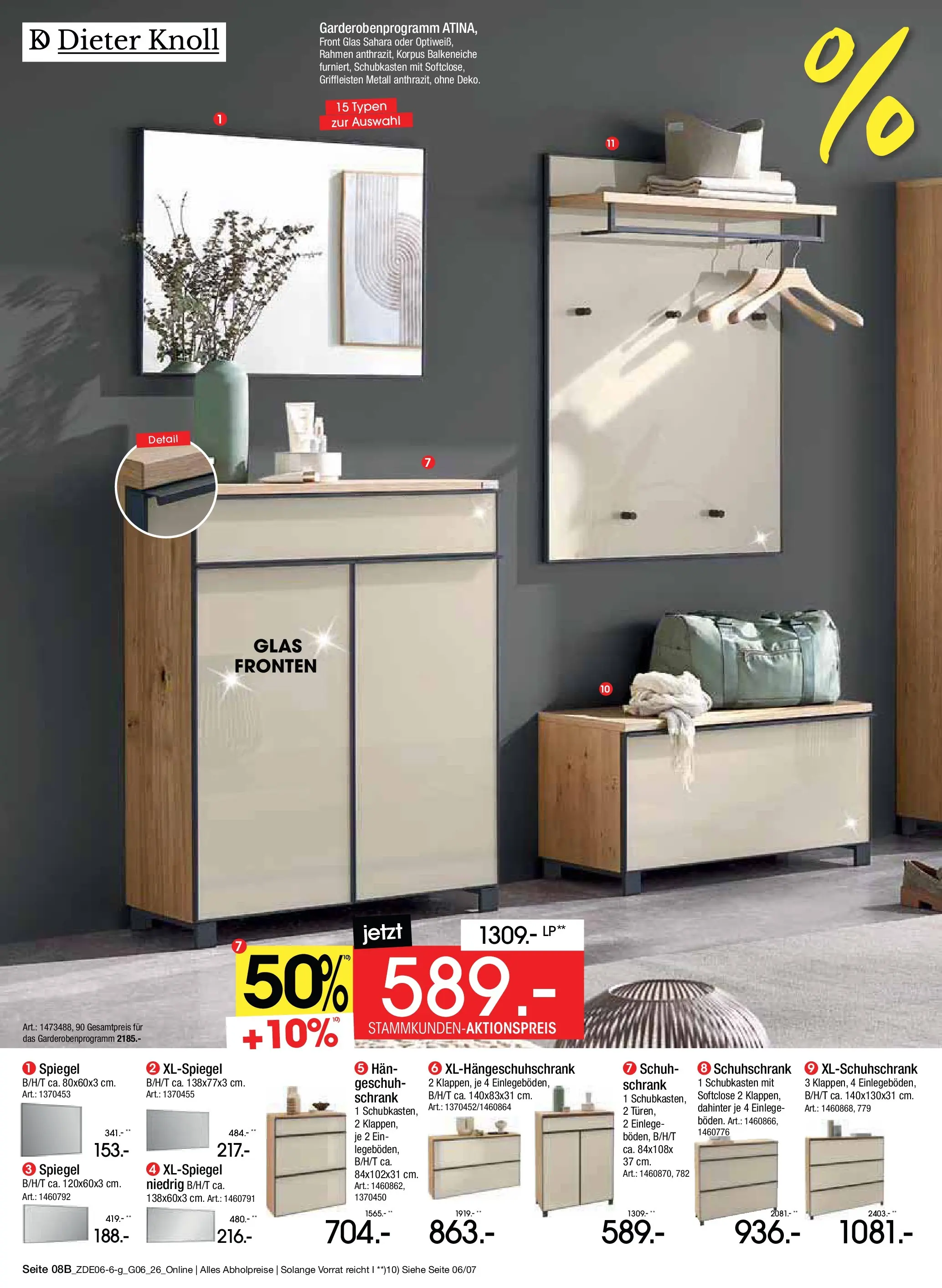 Zurbrüggen Mega Sparpreise (ab 08.06.2026) zum Blättern | Seite: 12 | Produkte: Schrank, Spiegel