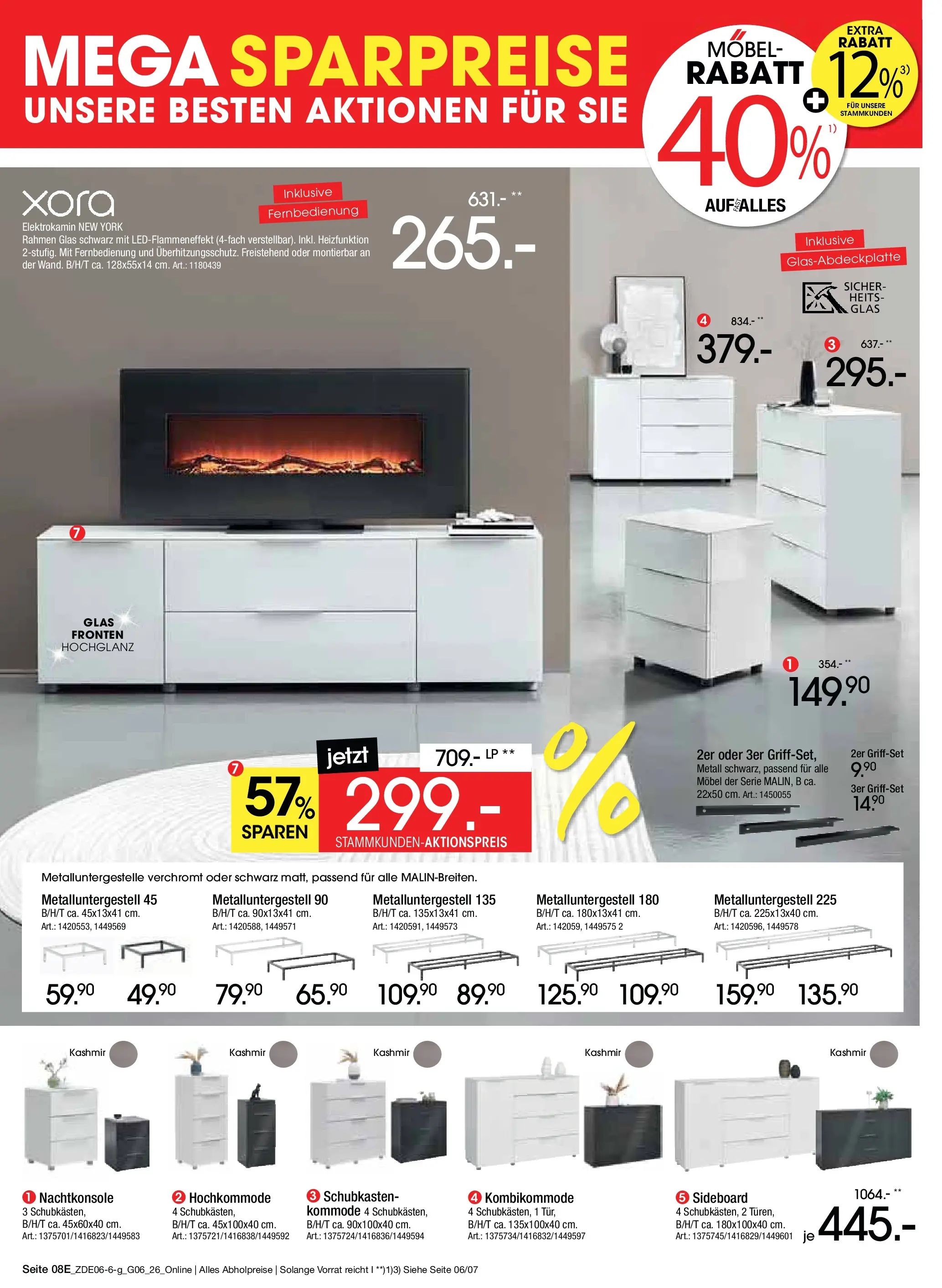 Zurbrüggen Mega Sparpreise (ab 08.06.2026) zum Blättern | Seite: 18 | Produkte: Sideboard, Kommode