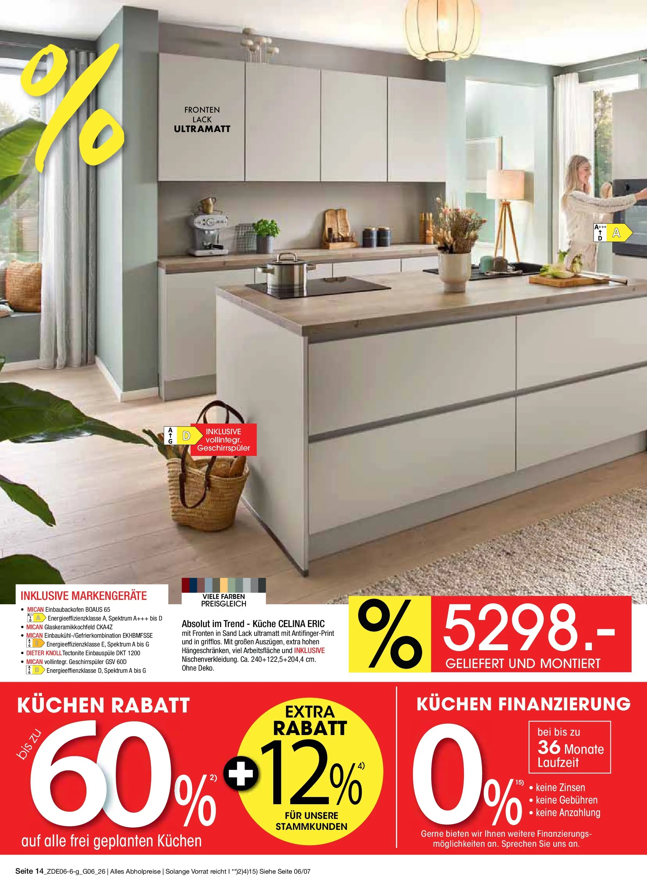 Zurbrüggen Mega Sparpreise (ab 08.06.2026) zum Blättern | Seite: 38 | Produkte: Geschirrspüler, Küche, Kuchen