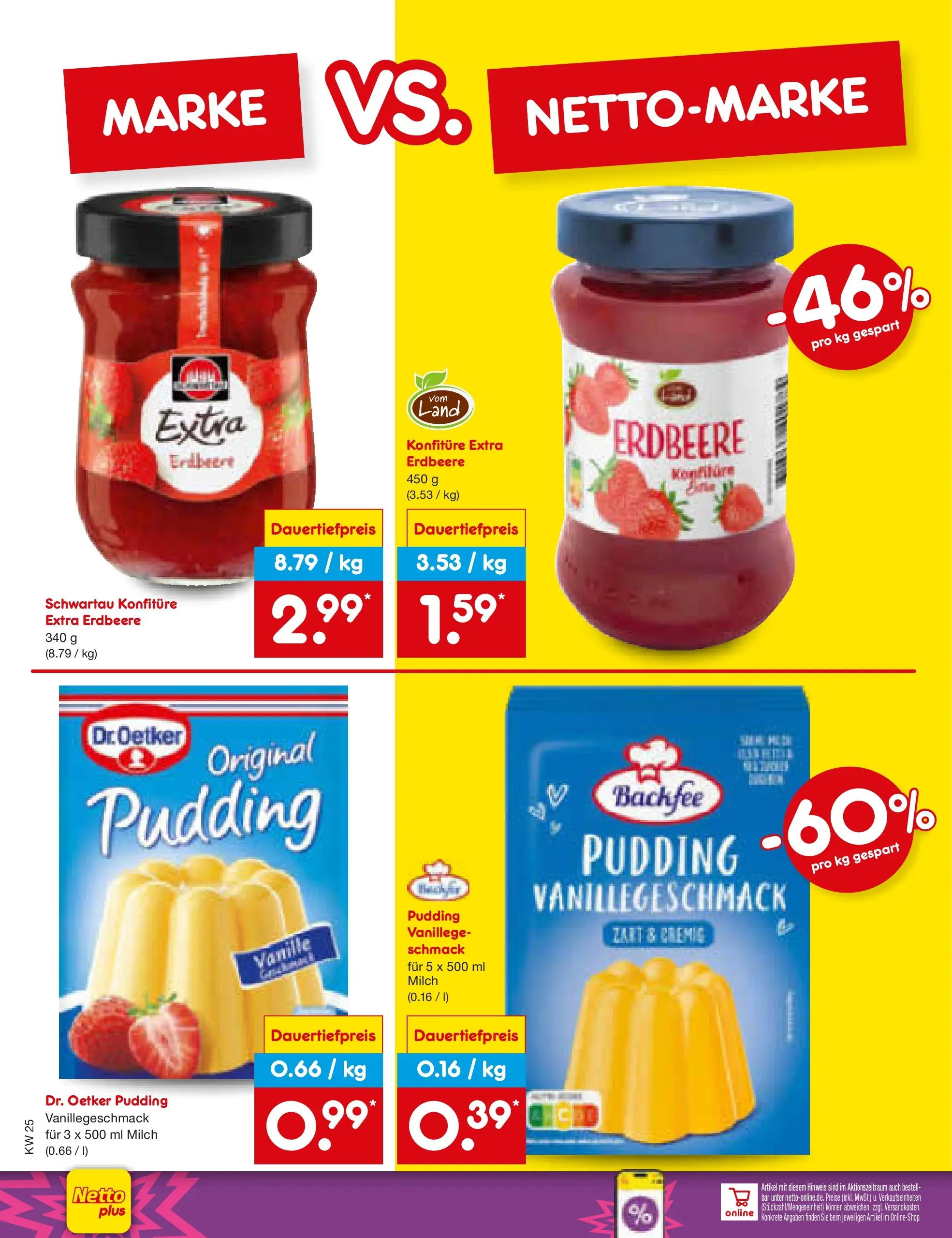 Netto Marken-Discount Prospekt Ergolding (ab 15.06.2026) » Angebote | Seite: 34 | Produkte: Milch, Pudding