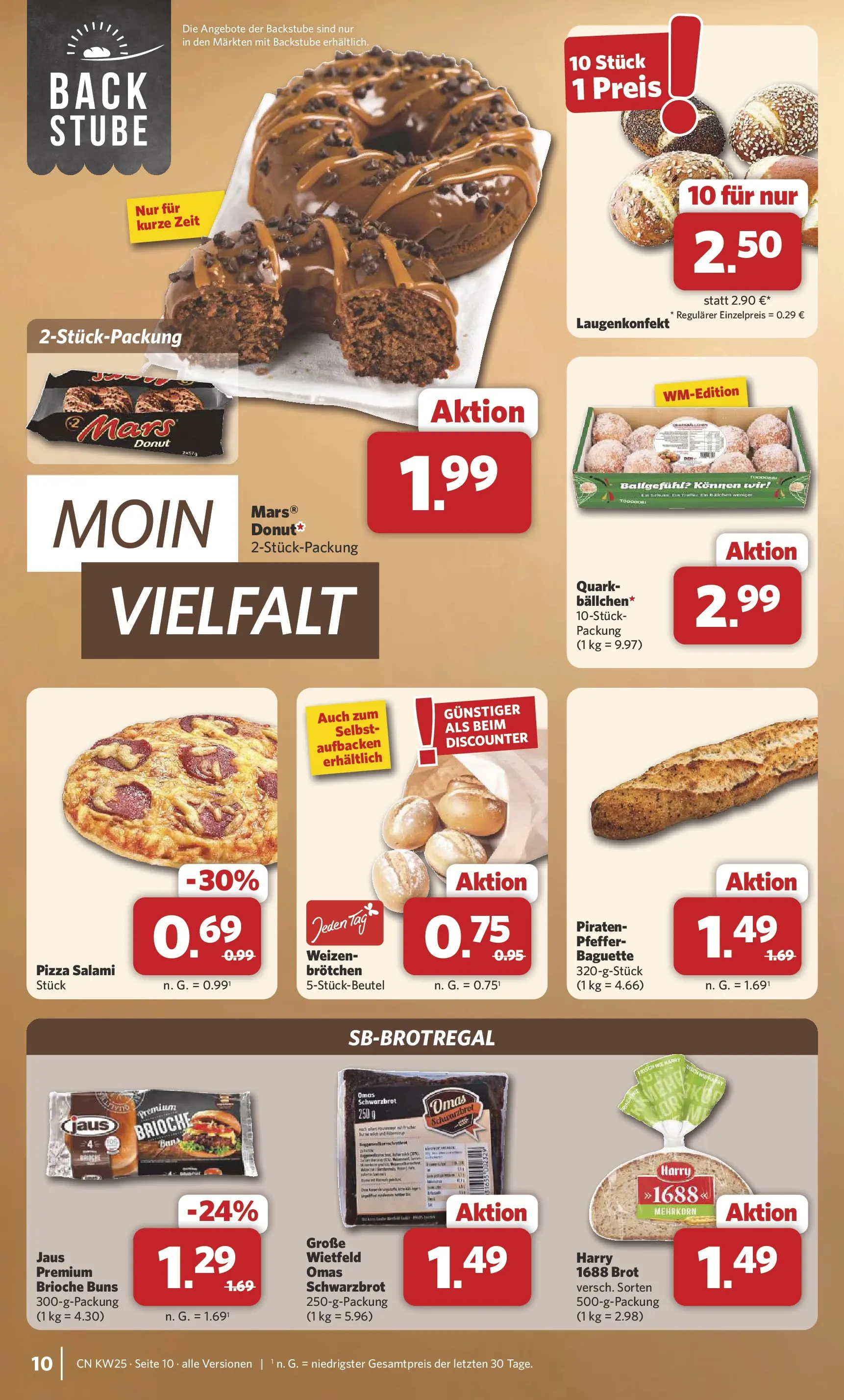 Combi Unsere Combi Wochenangebote (ab 15.06.2026) zum Blättern | Seite: 10 | Produkte: Quark, Mars, Pfeffer, Salami